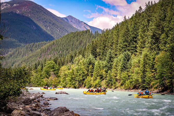 Rafting Adventure on the Kicking Horse River - BBQ lunch and the longer-day value