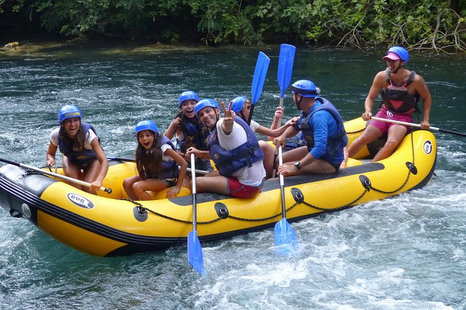 Rafting Experience in the Canyon of the River Cetina - Cliff jumping from three to five meters