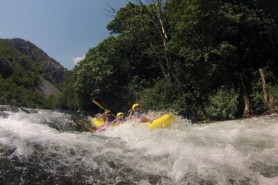 Rafting in upper part of Cetina river from Split or Blato n/C