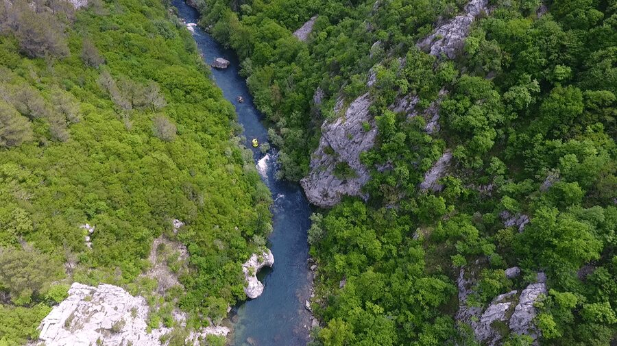 Rafting on the Cetina river - What the $53 price really covers