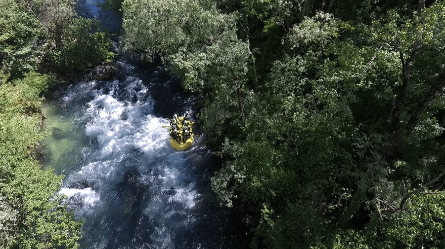 Rafting on the Cetina river - The guides make more difference than the rapids