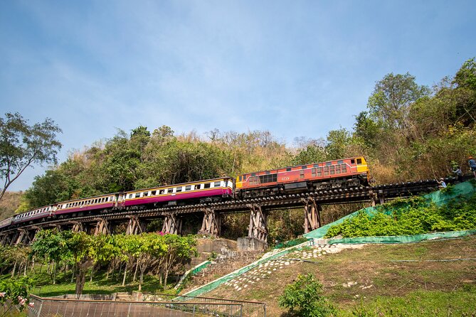 River Kwai Jungle Rafts: 2-Day Kanchanaburi Escape from Bangkok - Riding the Death Railway back toward Bangkok