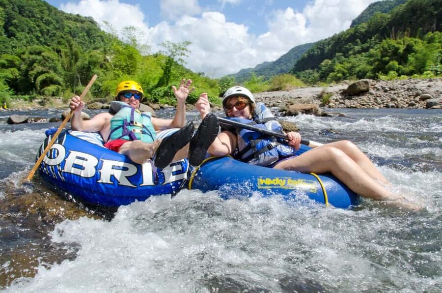 Roseau: Wacky River Tubing Safari - Why the Layou River makes this outing different