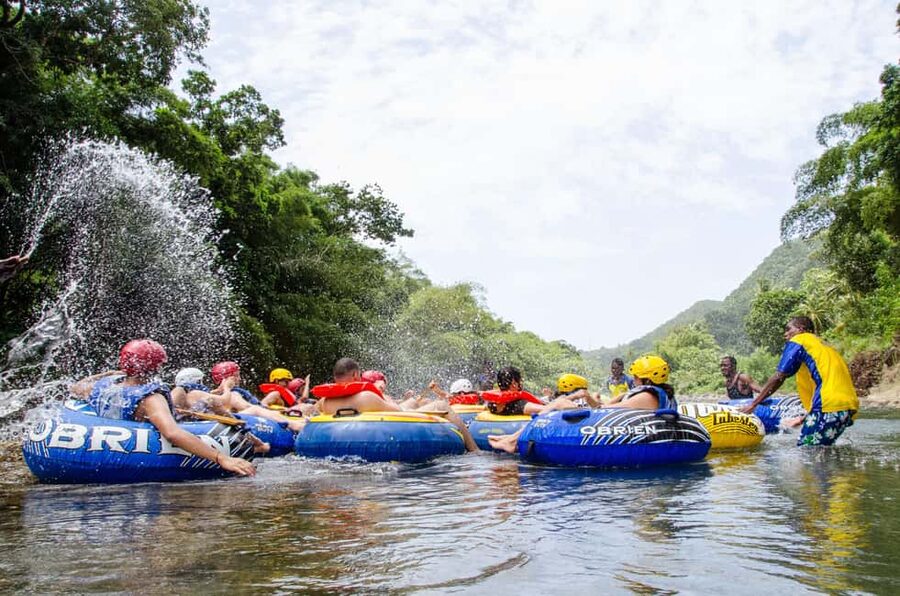 Roseau: Wacky River Tubing Safari - About 100 minutes through the gorge