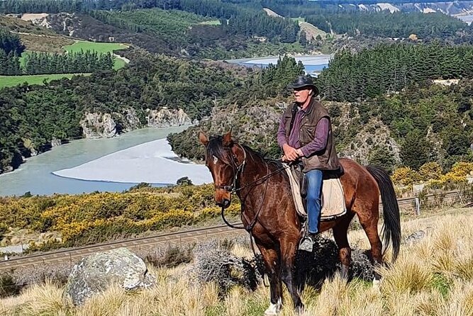 Rubicon Valley Horse Treks - 2 Hour River Trail Horse Trek - The route to Otarama lookout