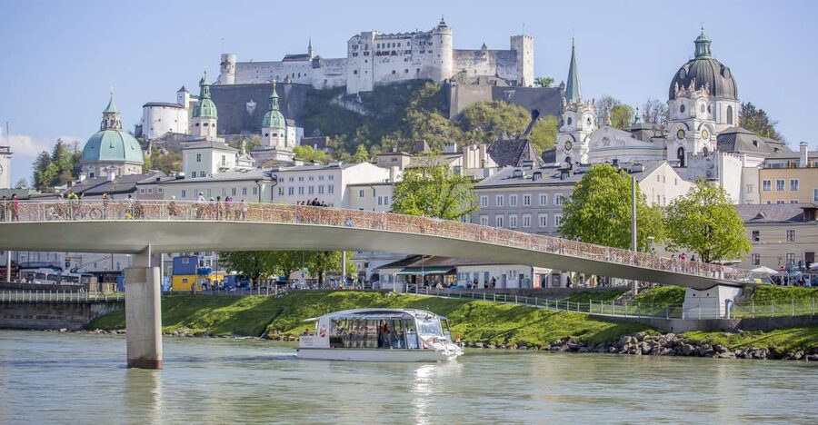 Salzburg: Boat Ride on the Salzach River - Salzburg from the Salzach, not just from the street