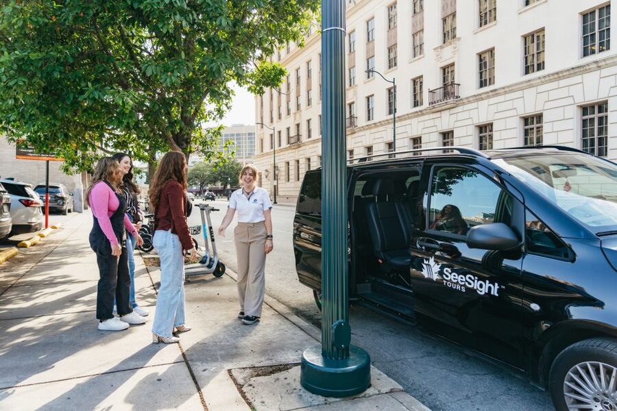 San Antonio: Premium Night Driving Tour with River Cruise - Starting with the Tower of the Americas