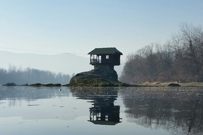 Šargan Eight Railway, Wooden Town & House on Drina river day trip from Belgrade - The Drina River House and a quick photo stop