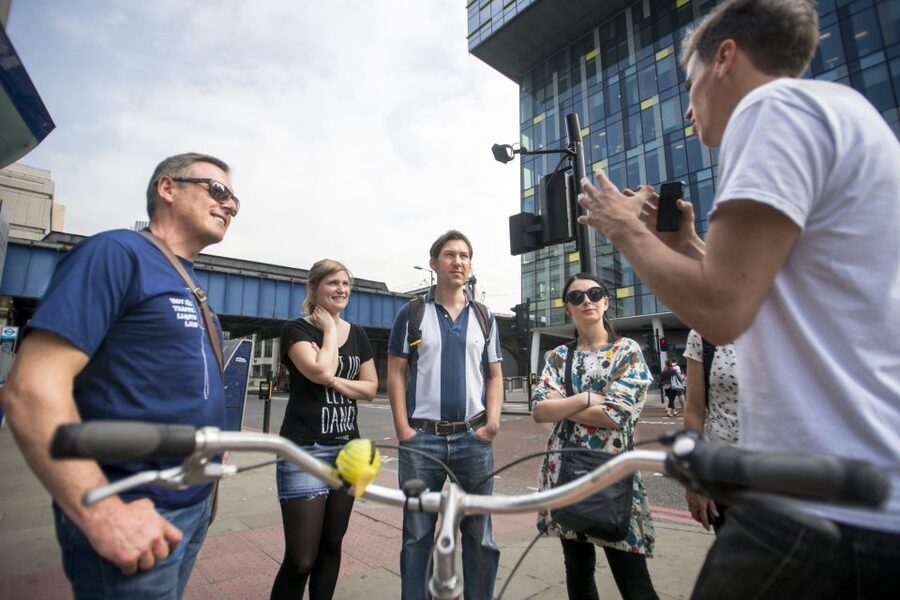 Secrets of London Bike Tour: Thames, Tower Bridge & Market - Riding both sides of the Thames