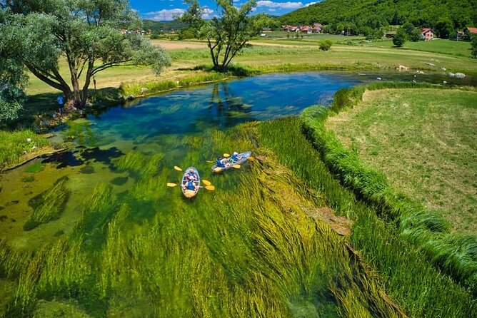 See through kayaks on Gacka river - The 8-kilometer route and its quiet rhythm