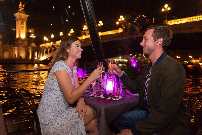 Seine Dinner Cruise, Eiffel Tower Access and Moulin Rouge Show - Up to the Eiffel Tower’s second floor