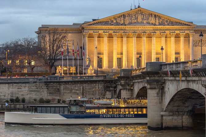 Seine River Evening Cruise with Music (Drink Options) - Music, audio commentary, and the drink option