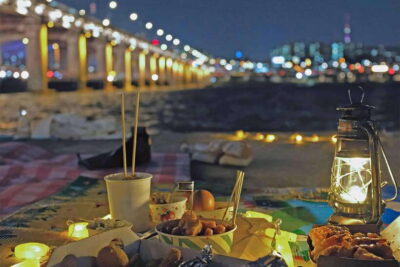 Han River Night Picnic & Games with Cruise