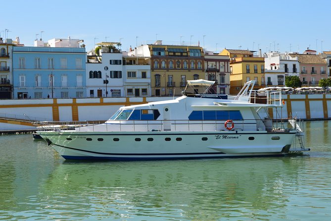 Seville: Cruise along the Guadalquivir River with appetizer - Commentary by Raquel and the three-language format