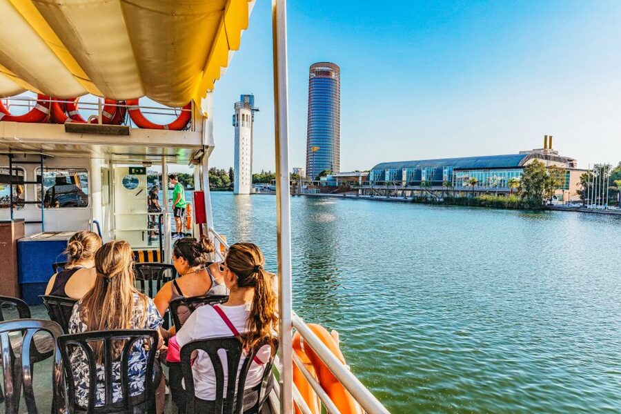 Seville: Guadalquivir River Cruise - Boat comfort, seating, and onboard facilities