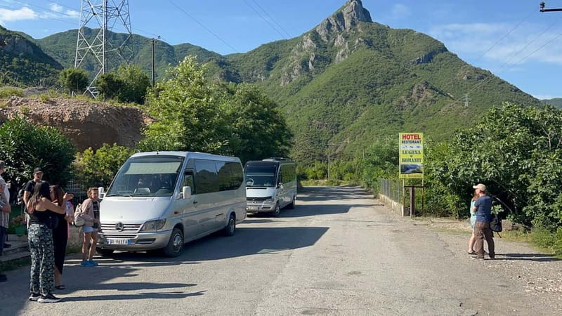 Shkoder: Transfers to Valbona/Theth/Shala River. Both ways. - Leaving Shkoder near Rozafa Hotel
