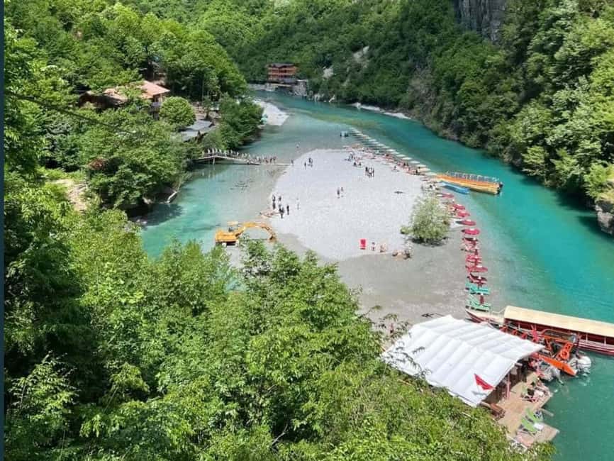 Shkodra Scenic Cruise. Tour from Komani Lake to Shala River - Reaching Shala River and its clear swimming spots