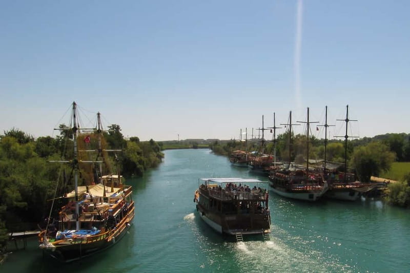 Side: Manavgat River Boat Trip & Grand Market w/ Lunch - Barbecue lunch with river views