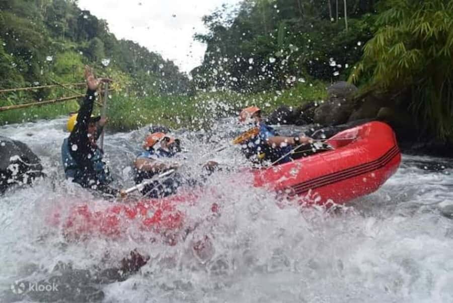 Sidemen Bali Private Rafting on Telaga Waja River With Lunch - The Finish: Uphill Walk, Shower, and Lunch