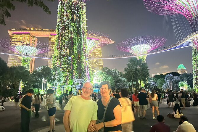 Singapore River Cruise and 2 Must-see Water Light Shows - Garden Rhapsody beneath the Supertrees