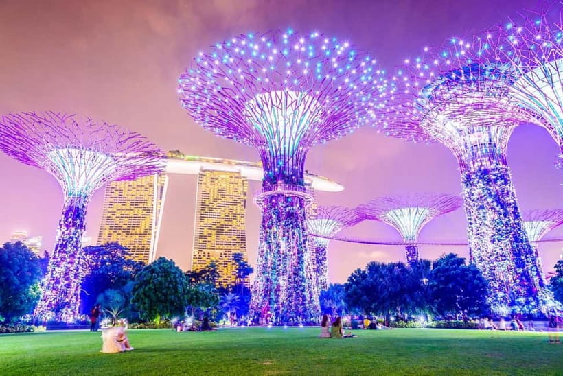 Singapore River Cruise, Garden Rhapsody & Spectra by CYT - Clarke Quay and the river cruise