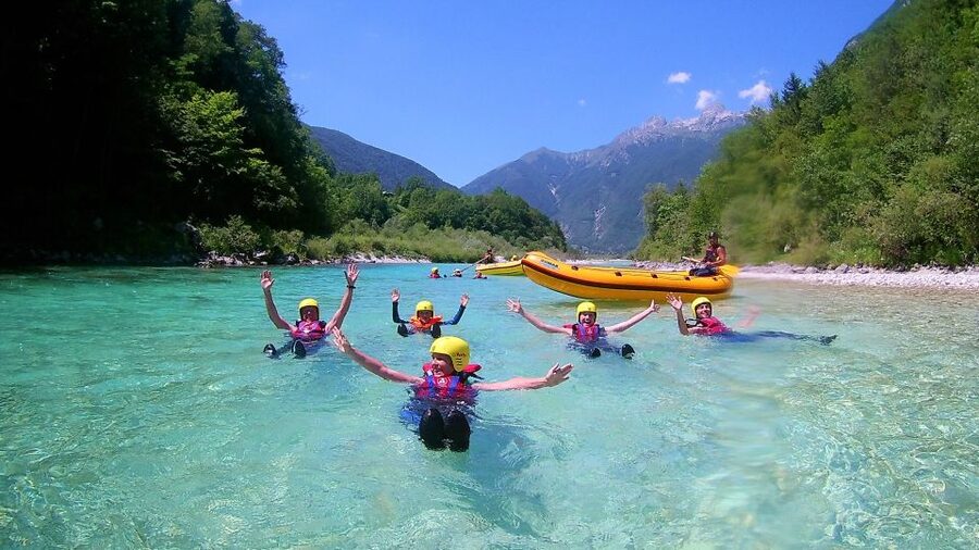 Slovenia: Half-Day Rafting Tour on Soča River with Photos - The 15-minute ride to the river