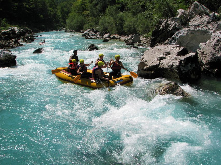 Slovenia: Half-Day Rafting Tour on Soča River with Photos - Safety first, then the first rapids