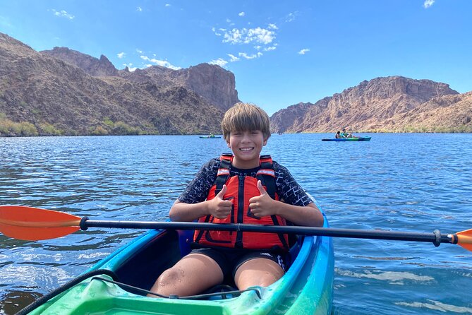 Small Group Guided Colorado River & Emerald Cave Kayak Tour - From Las Vegas lights to Willow Beach water