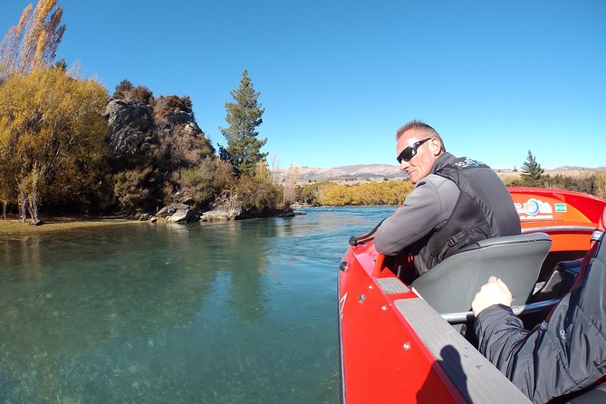Small Group Jet Boat Adventure on the Clutha River from Wanaka - Pat’s commentary adds more than local color