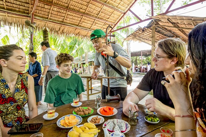 Small-Group Mekong Delta Day Trip: Boat Ride, Cottages & Pagoda - A five-course lunch beside the river
