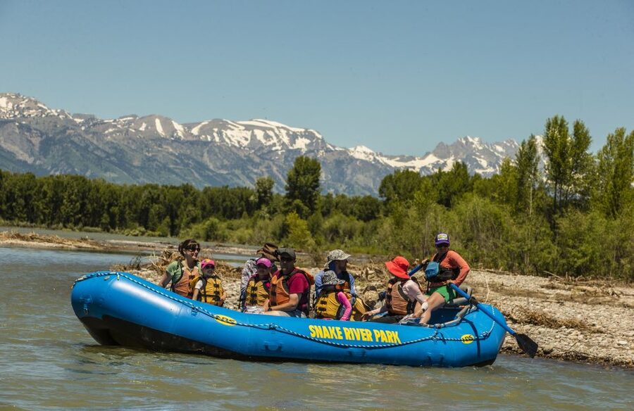Snake River: 13-Mile Scenic Float with Teton Views - Teton Views From a Lower, Quieter Vantage Point