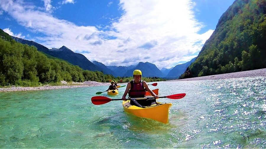 Soča: Kayaking on the Soča River Experience with Photos - At the SOČA SPLASH Base in Bovec