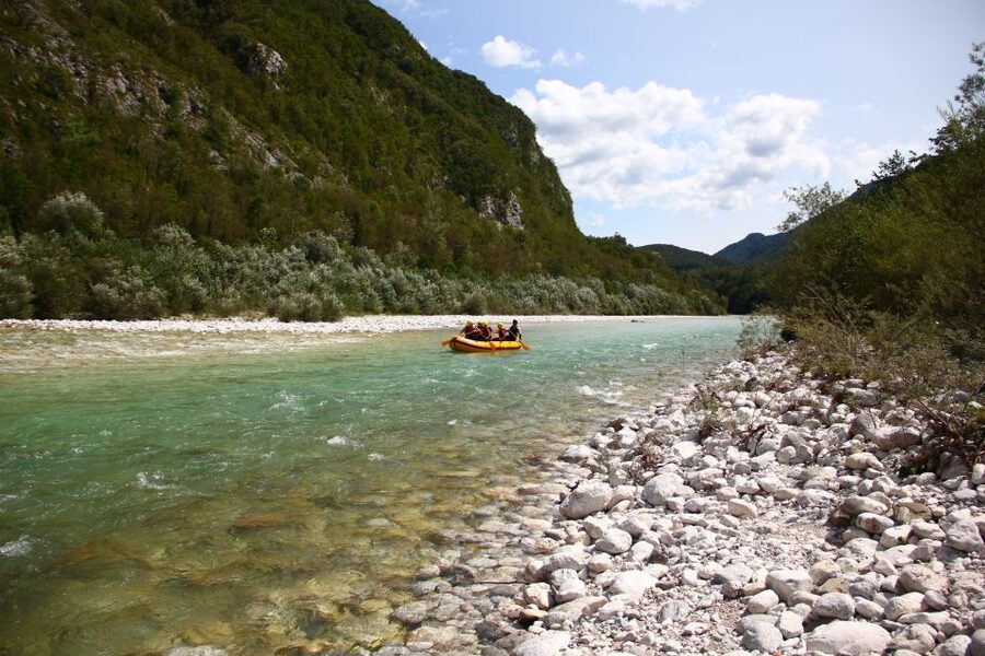 Soča River: Family Rafting Adventure, with Photos - A gentle introduction to the Soča River
