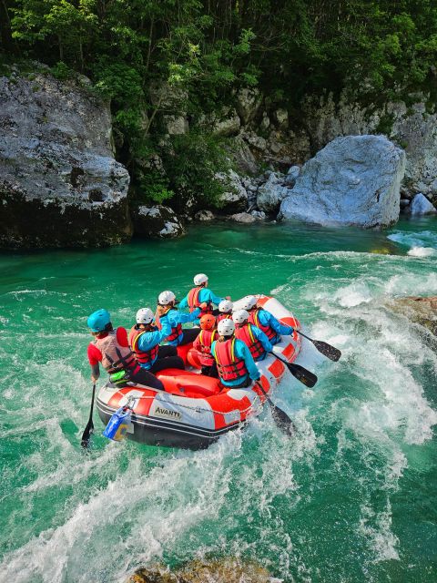 Soca River, Slovenia: Whitewater Rafting - Boka waterfall and the scenic river sections