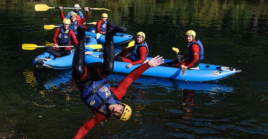 Split: Canoe Safari on the Cetina River - The first calm stretches of the 11-kilometer route