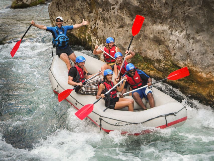 Split: Cetina River Rafting with Cliff Jumping and Cave Tour - The safety briefing and first paddle strokes