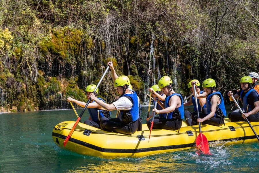 Split: Cetina River Whitewater Raft Trip with Pickup Option - What the three-hour trip feels like