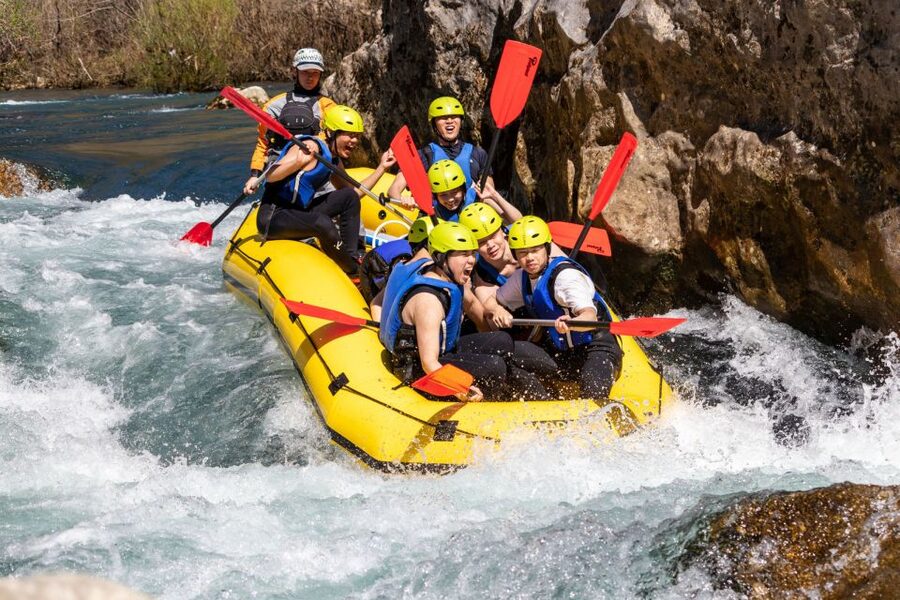 Split: Cetina River Whitewater Raft Trip with Pickup Option - The guides shape the experience