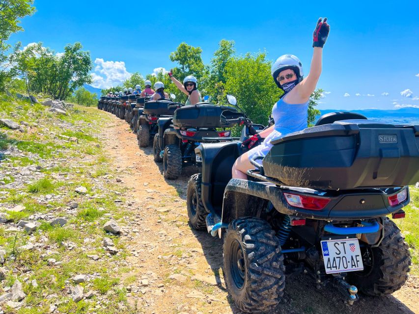 Split: Dalmatian Quad Tour with River Swimming & Picnic - The Cetina River stop in summer