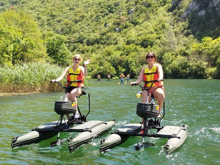 Split/Omiš: Cetina River Water Bike Safari - The route, from first pedal to river return