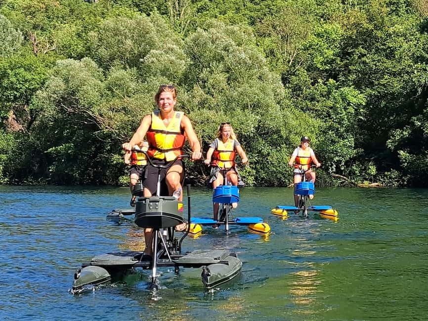Split/Omiš: Cetina River Water Bike Safari - How the water bikes work