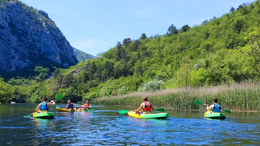 Split/Omiš - Guided River & Sea Kayaking + Snorkeling Tour - The Cetina River in 90 minutes of kayaking