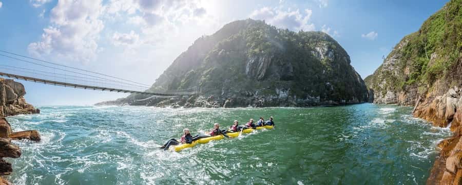 Storms River: Tsitsikamma National Park Blackwater Tubing - The guides make the hard parts manageable