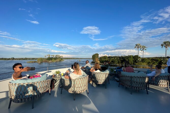 Sunset Cruise on the Zambezi River - A peaceful pace, with a little entertainment
