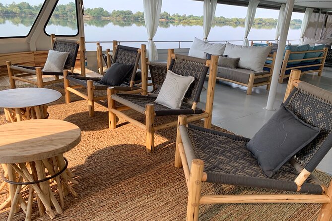 Sunset Cruise on the Zambezi River - The boat, seating, and upper-deck choices