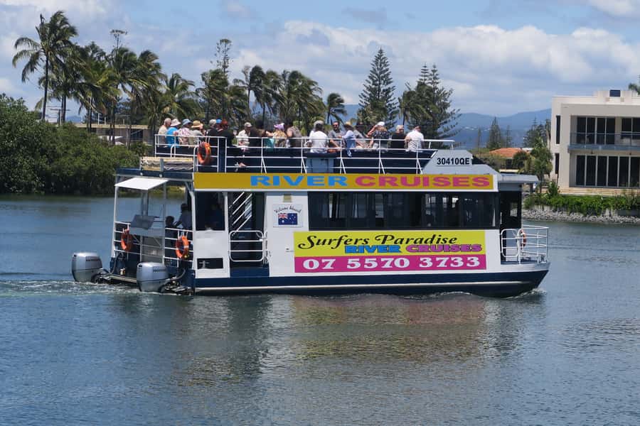 Surfers Paradise: Gold Coast Afternoon River Cruise - Cheese, crackers, cocktails, and the onboard bar