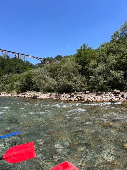 TARA BRIDGE: Tara River Rafting Trip with Jeep Transfer - Rafting for about 90 minutes