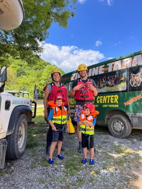 TARA BRIDGE: Tara River Rafting Trip with Jeep Transfer - Finishing at Žugića Luka