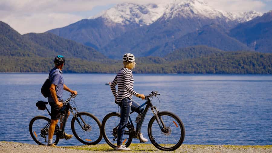 Te Anau: River Jet Boat and Bike Ride Tour with Local Guide - Jet boating the Waiau River