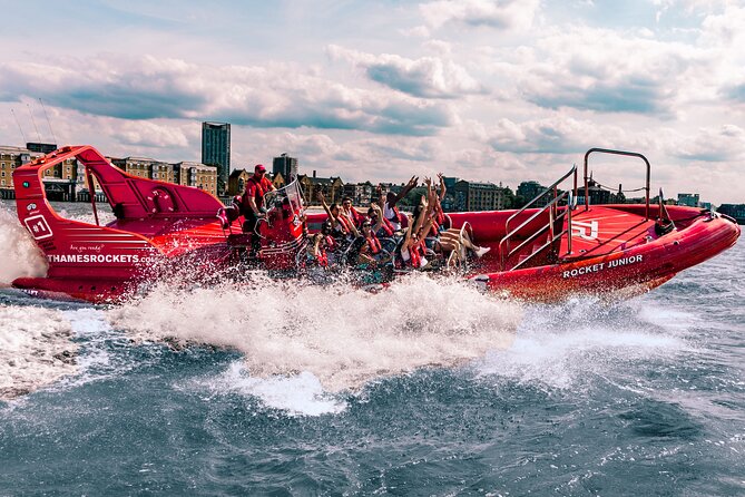 Thames High-Speed Zone Speedboat in London - Music, jokes, and the Thames Barrier